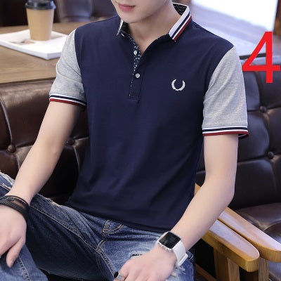 2119- Fashionable short sleeved, casual men's luxury clothing