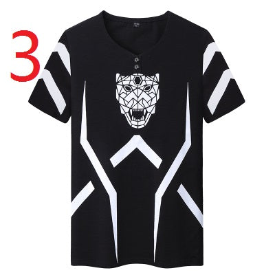 2172- Fashionable short sleeved, casual men's luxury clothing